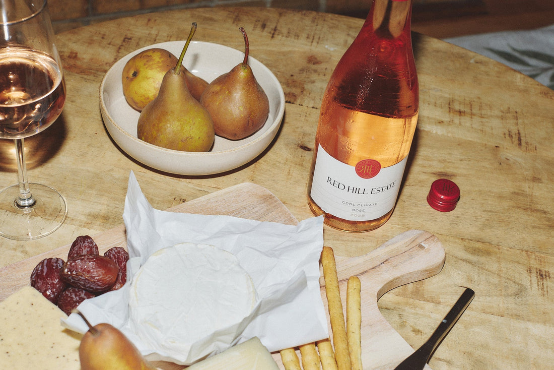 Panna Cotta ai Fruitti di Bosco paired with Cool Climate Rosé