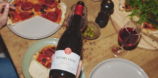 Pappardelle al Cinghiale paired with Cool Climate Heathcote Shiraz